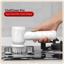 ChefClean Pro – Escova Elétrica 5 em 1 para Cozinha Impecável