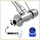 FlexiJet Torneira Parede Preta – Bica flexível 360° com duplo jato para pia de cozinha