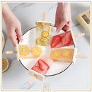 IcePop 8 Moldes Picolé – Forma reutilizável para sorvetes caseiros saudáveis e criativos