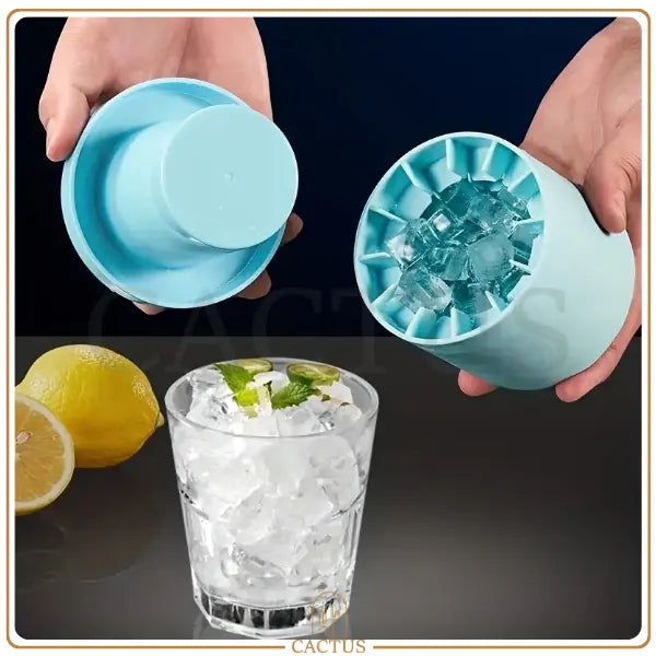 IceTube Silicone – molde cilíndrico para cubos de gelo