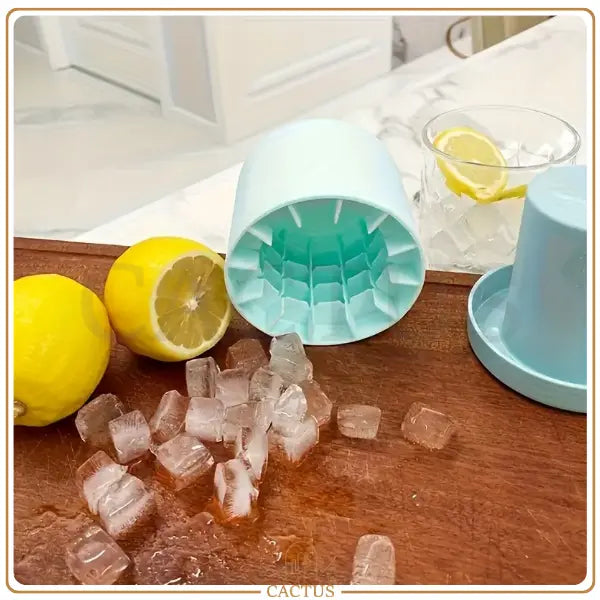 IceTube Silicone – molde cilíndrico para cubos de gelo