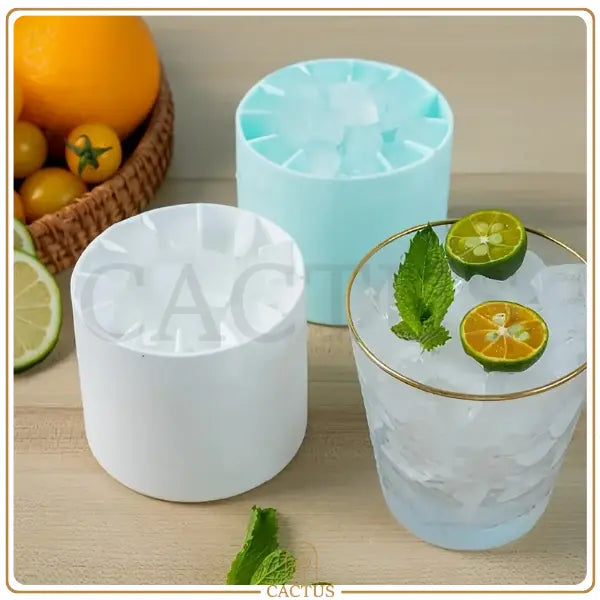 IceTube Silicone – molde cilíndrico para cubos de gelo