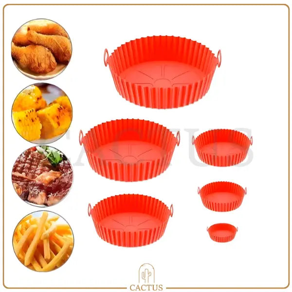 Kit Supreme Air – 6 Capas Protetoras de Silicone para AirFryer e Forno
