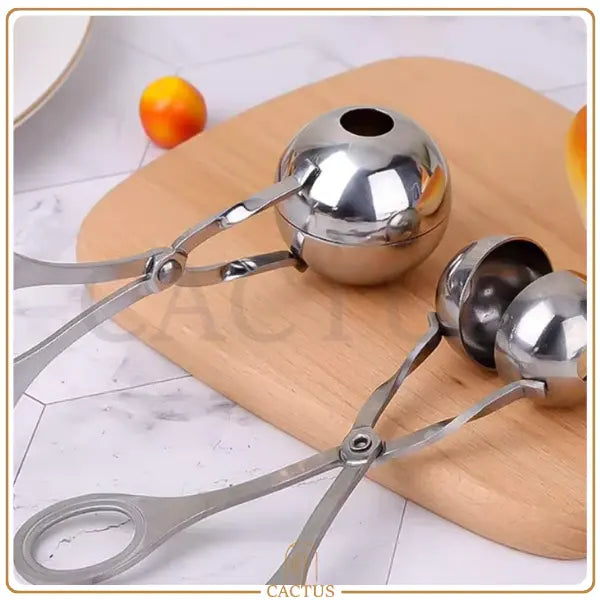 MeatClamp Inox – pinça modeladora de almôndega