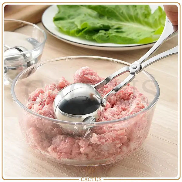 MeatClamp Inox – pinça modeladora de almôndega