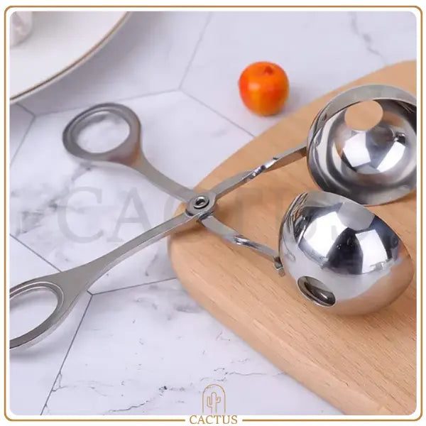 MeatClamp Inox – pinça modeladora de almôndega