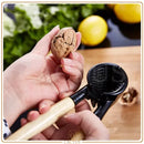 PowerNut Press – Quebra-Nozes Profissional de Alumínio e Inox