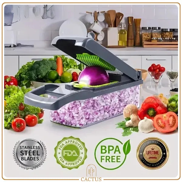 VeggieMaster – O Cortador Multifuncional