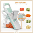 VeggiePro – Cortador Manual Multifuncional para Legumes, Verduras e Frutas em Inox